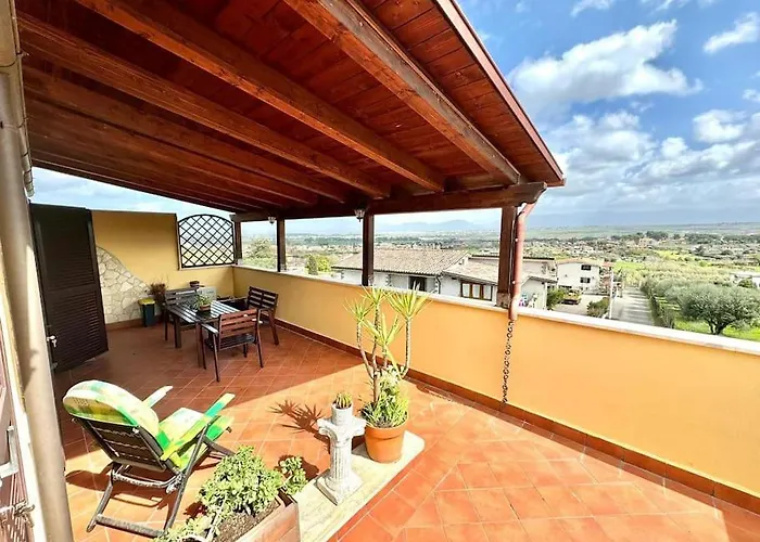 Apartament Attico Belvedere - Metro C E Posto Auto *