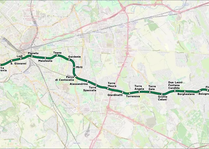Attico Belvedere - Metro C E Posto Auto Apartament